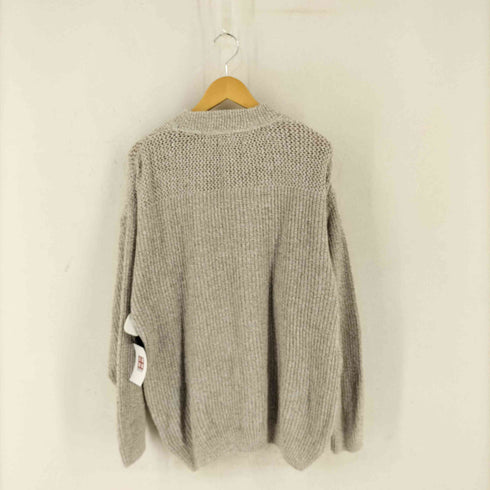 エディーバウアー Eddie Bauer 白タグ コットン ヘンリーネック ニット メンズ import:M